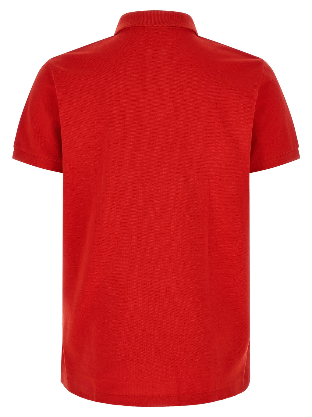 Red Cotton Polo Shirt