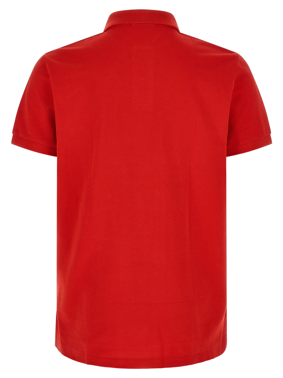 Red Cotton Polo Shirt