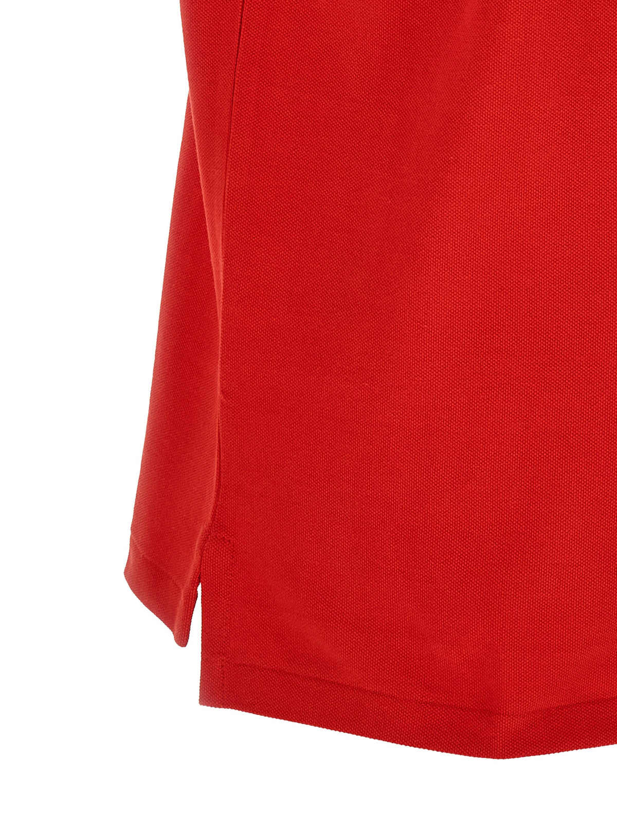 Red Cotton Polo Shirt