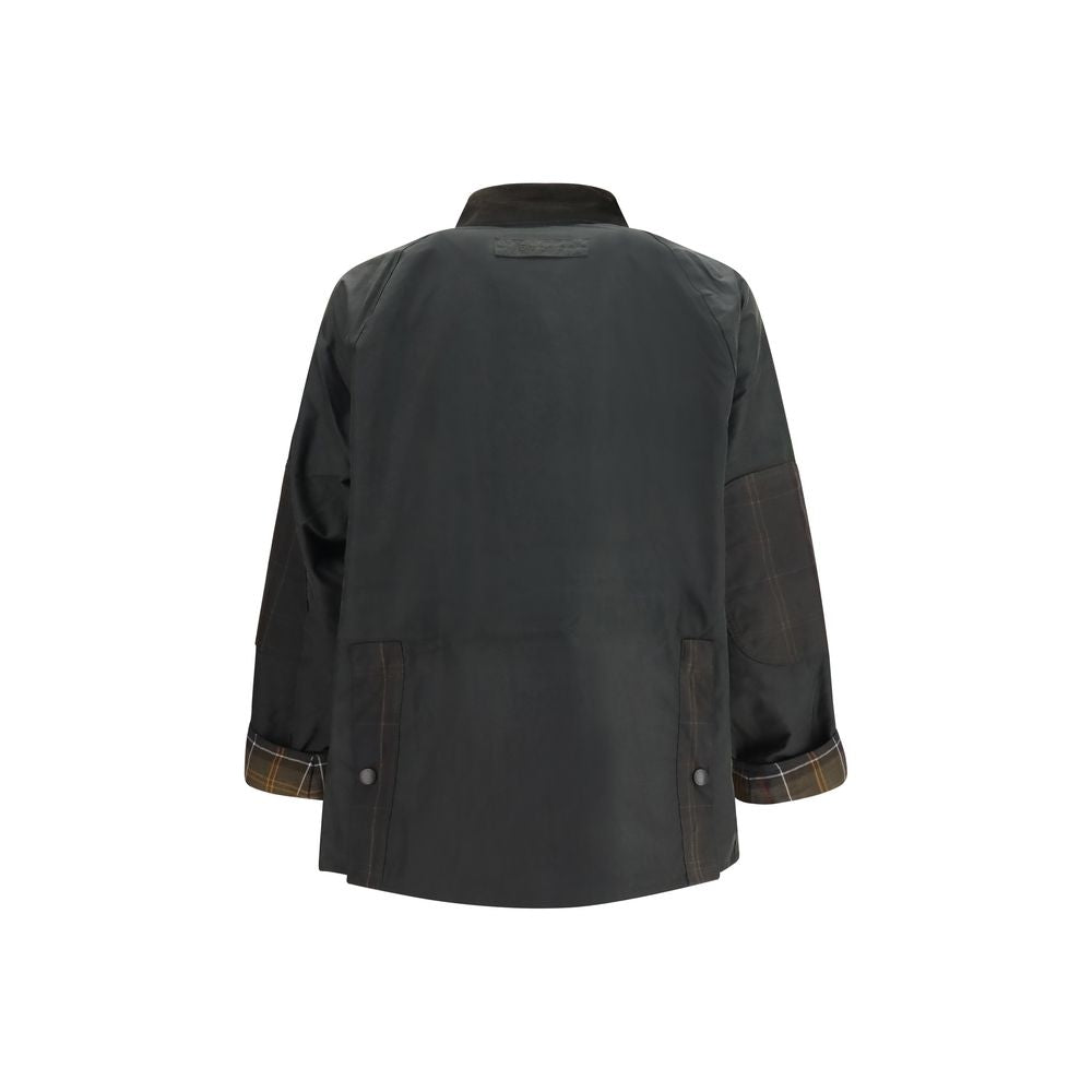 Barbour Bicolor Cotton Long Jacket