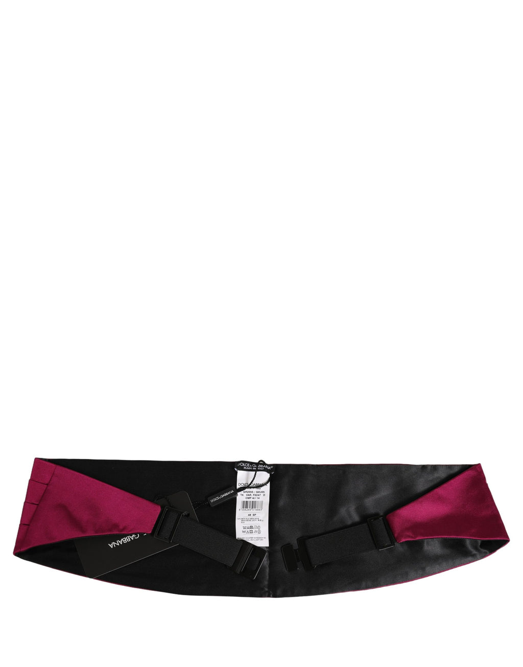 Dolce & Gabbana Burgundy Silk Cummerbund