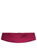 Dolce & Gabbana Burgundy Silk Cummerbund