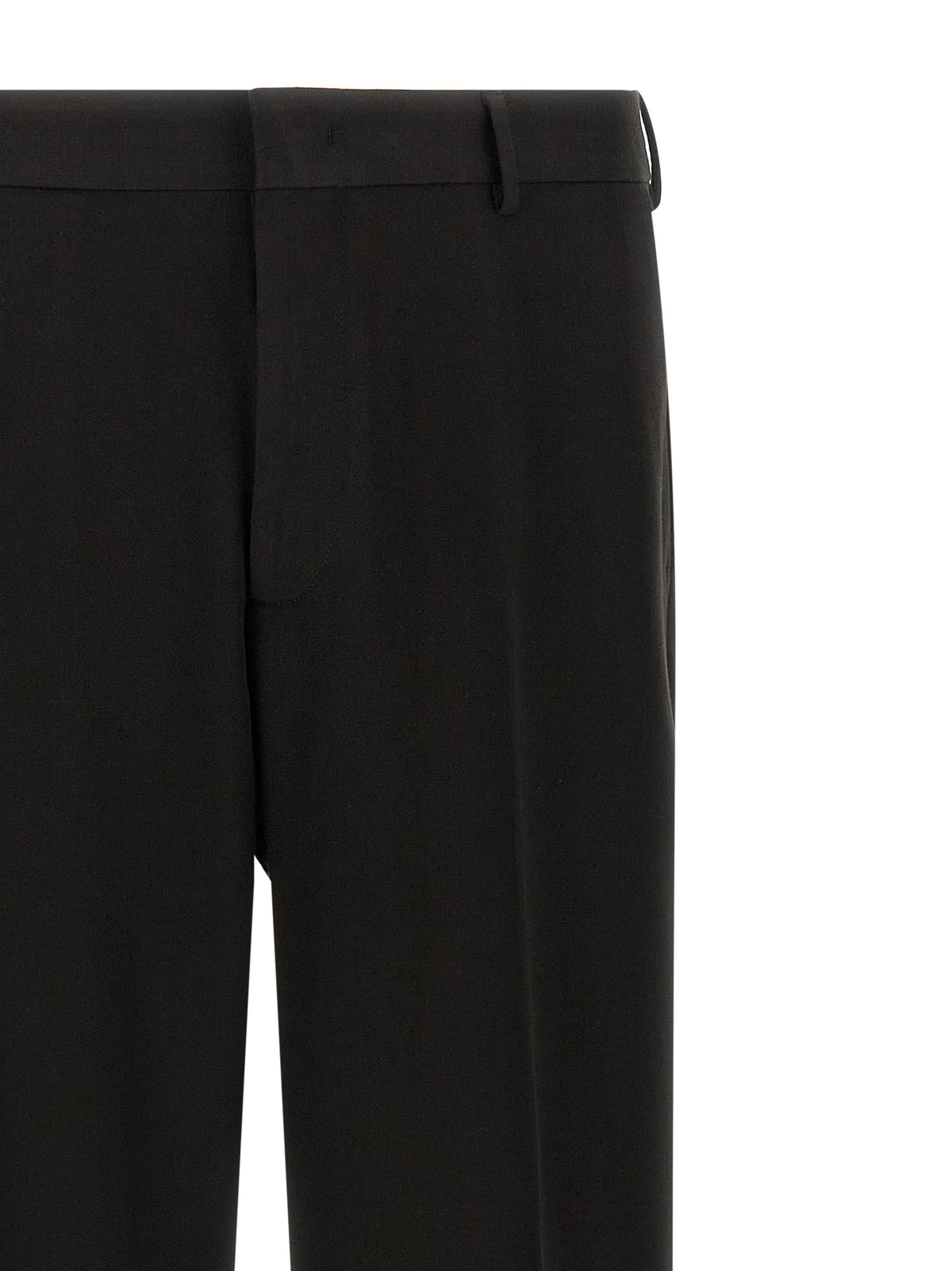 Cellar Door Black Polyester Dress Trousers