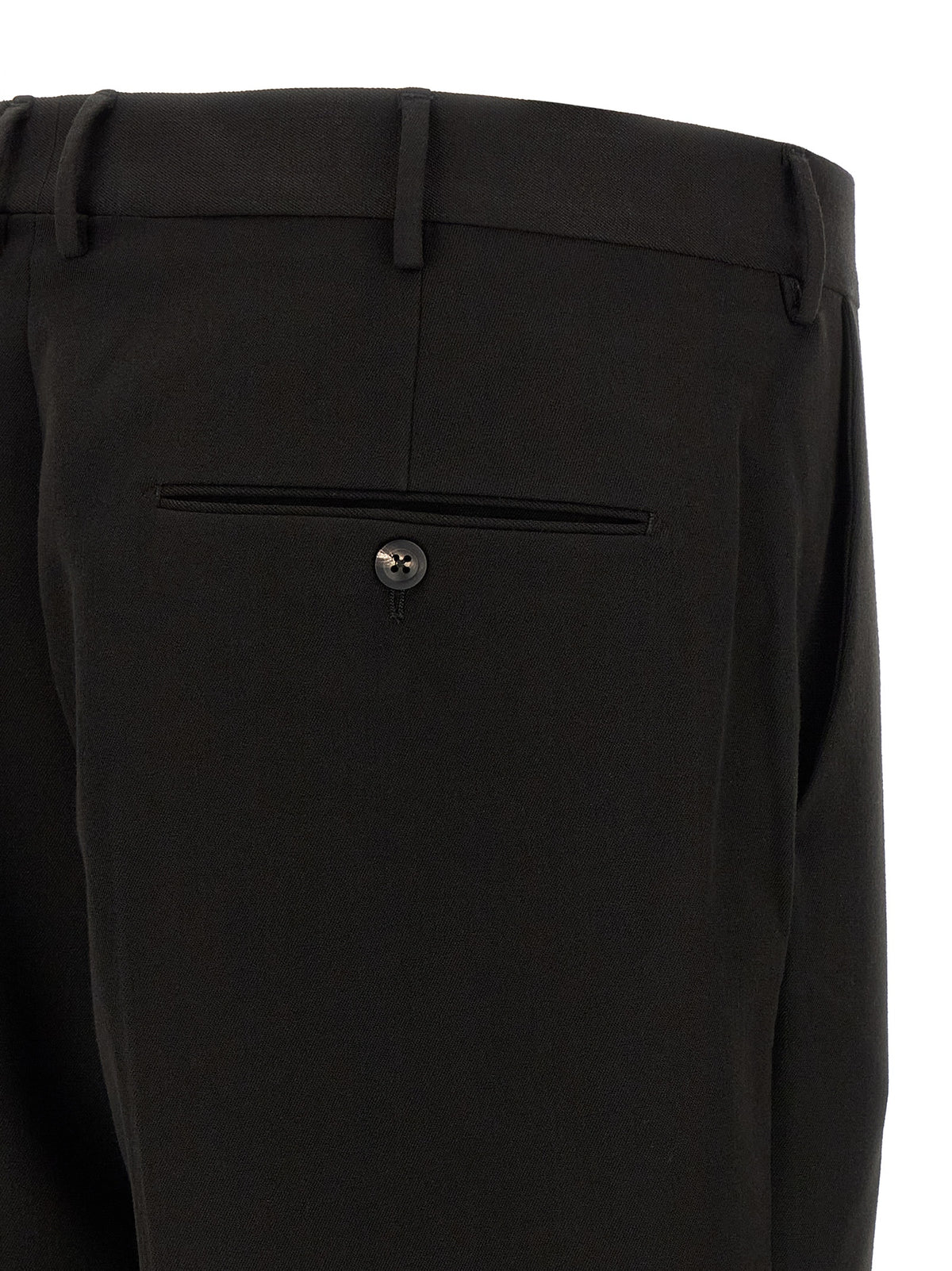 Cellar Door Black Polyester Dress Trousers