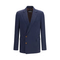 Vivienne Westwood Blue Wool Long Jacket