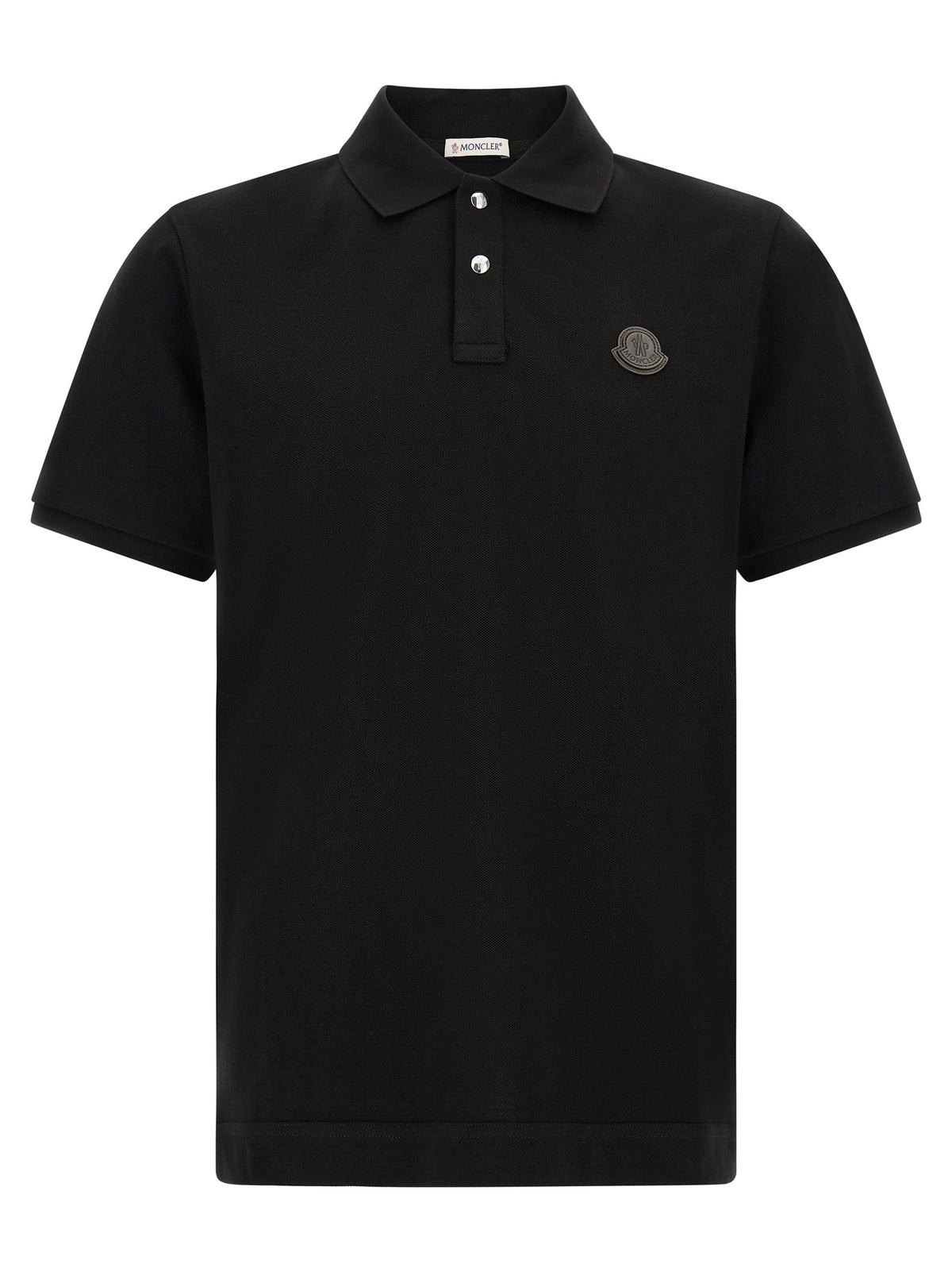 Black Leather Polo Shirt