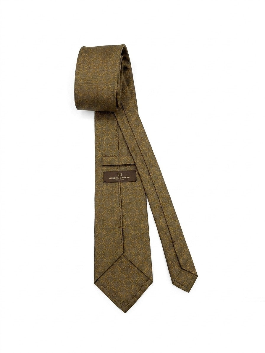 Brown Silk Tie
