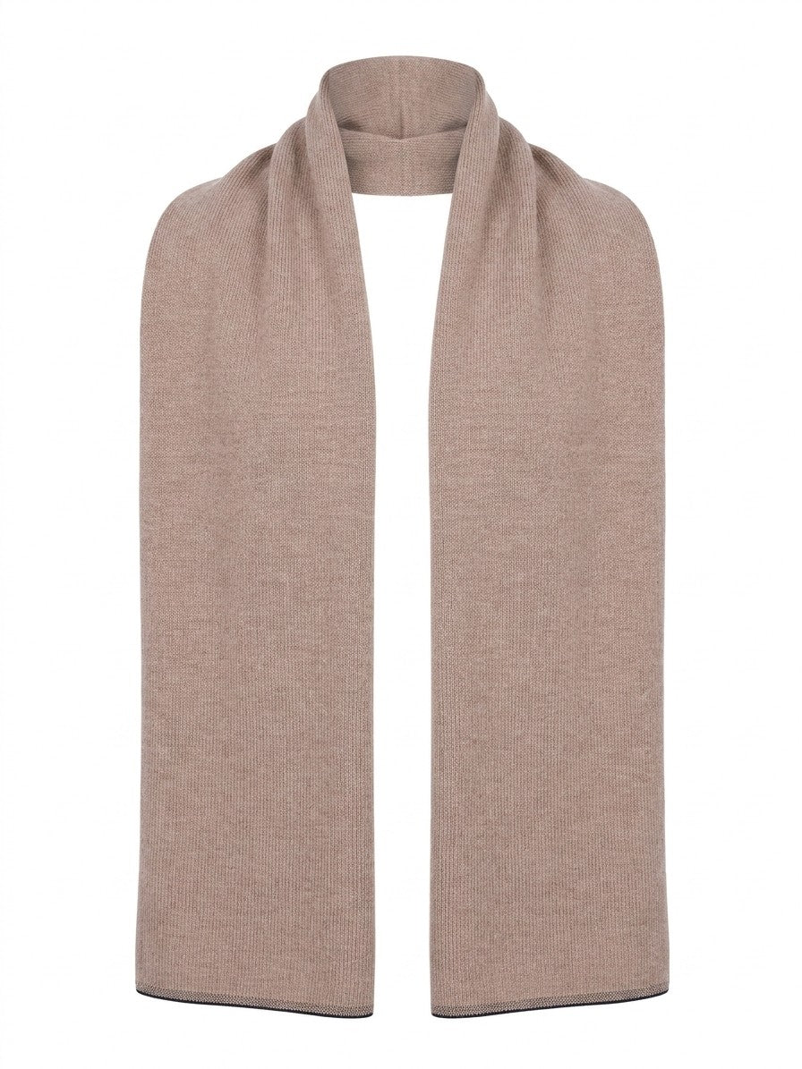Beige Cashmere Scarf