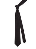 Black And White Silk Tie