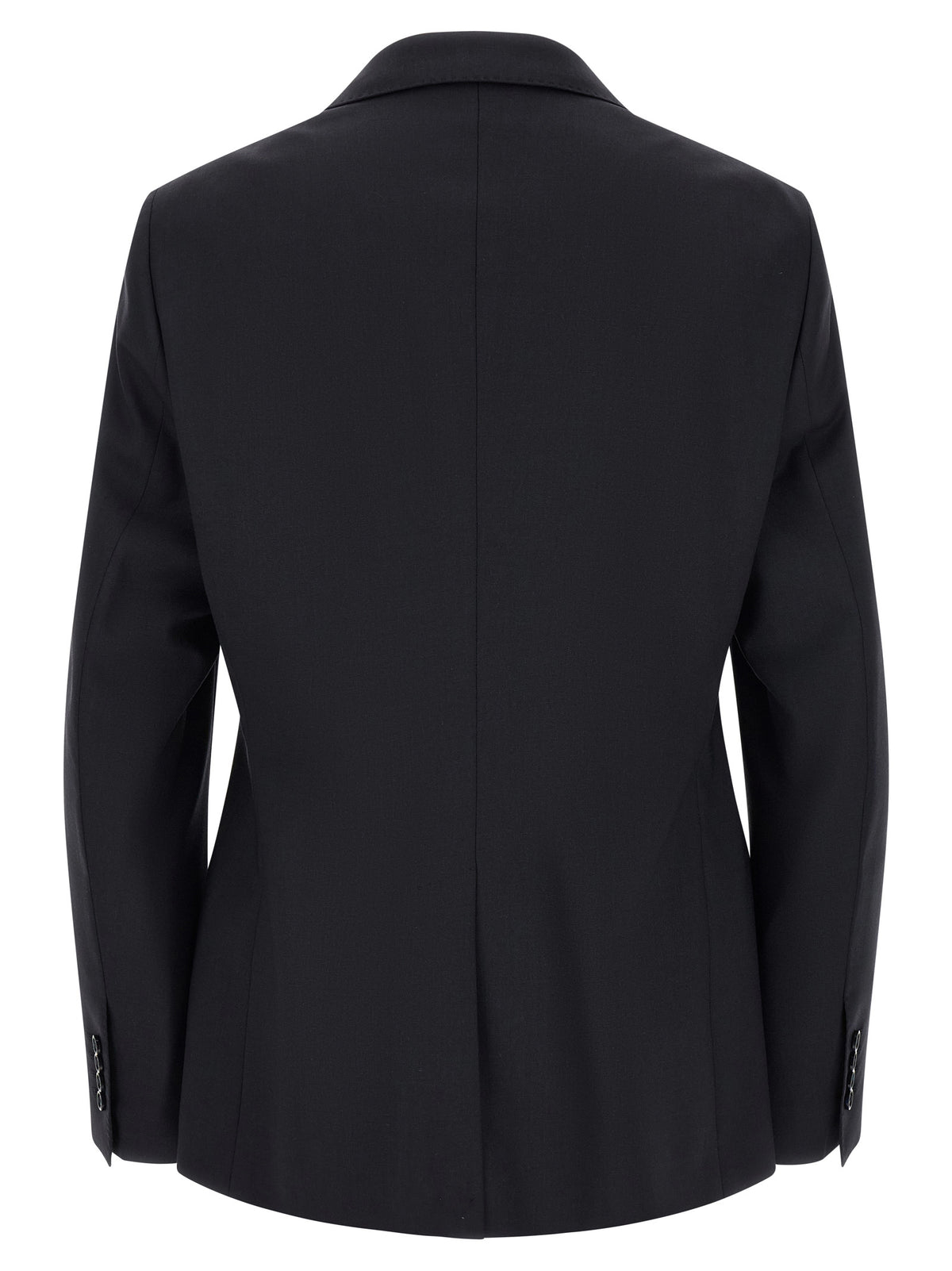 Blue Virgin Wool Two-Piece Suit