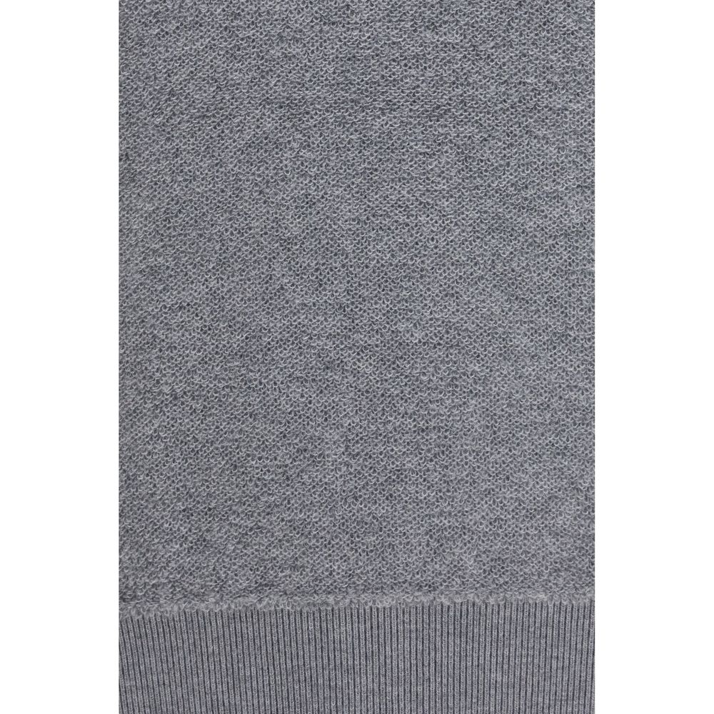 Piacenza Cashmere Grey Wool Sweatshirt