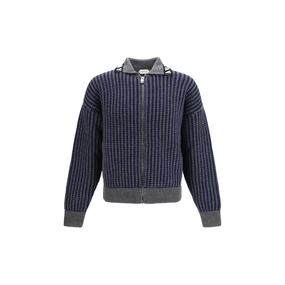 Versace Grey Wool Sweatshirt