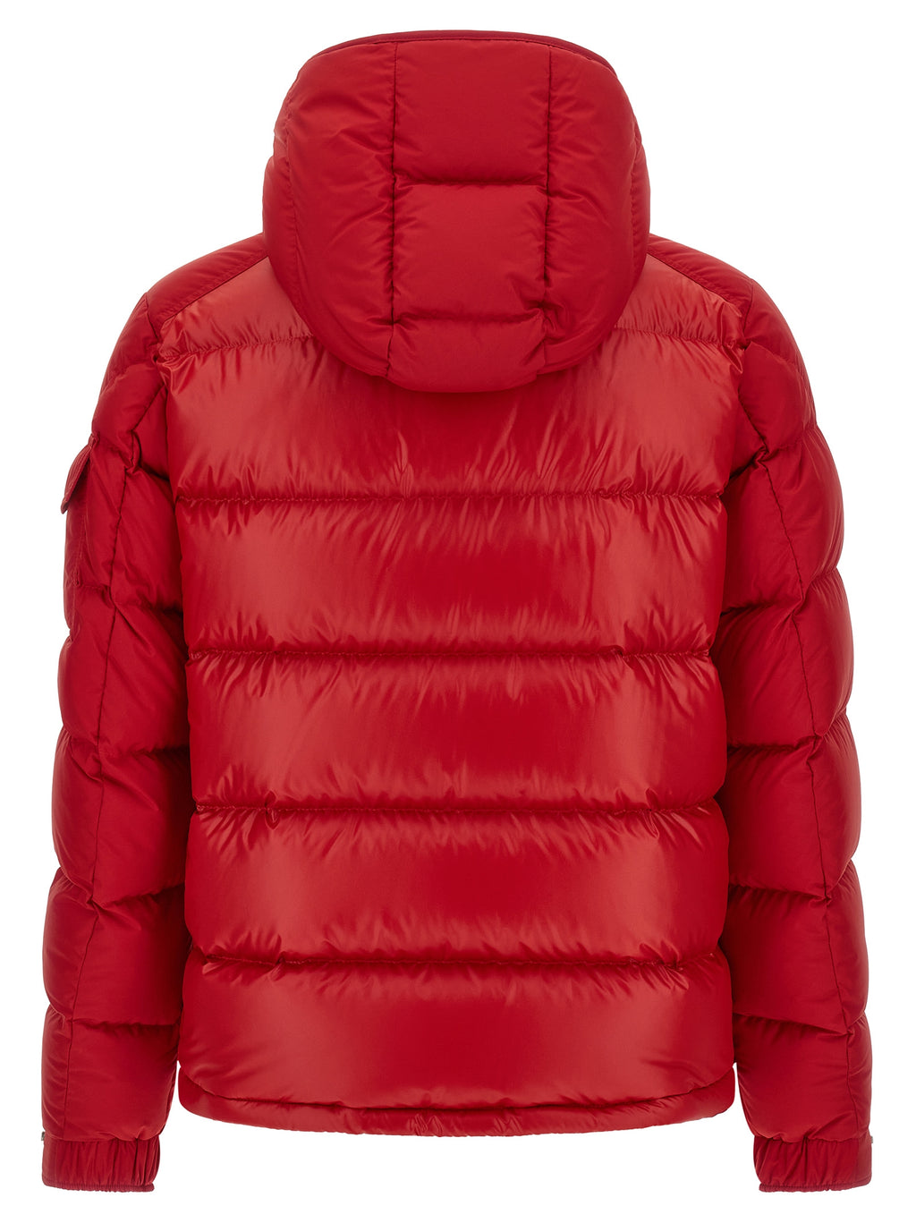 Moncler Red Polyester Long Jacket