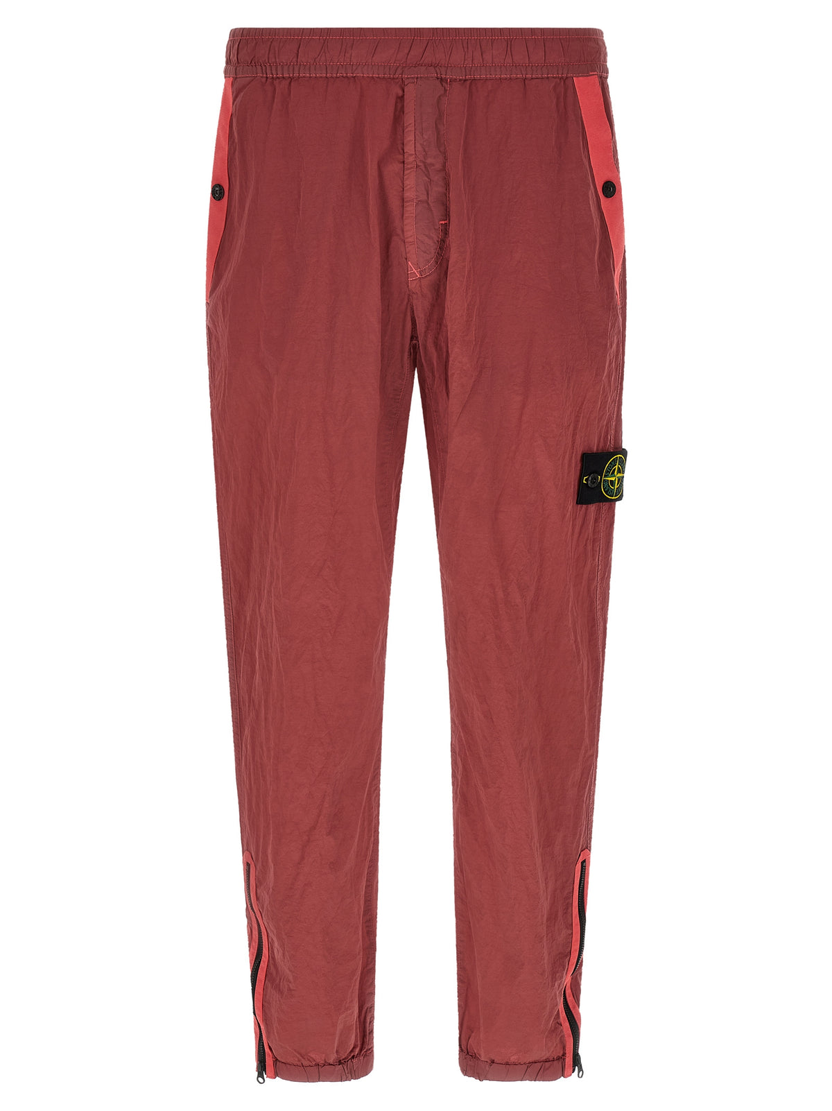 Red Polyamide Joggers (Workout Pants)