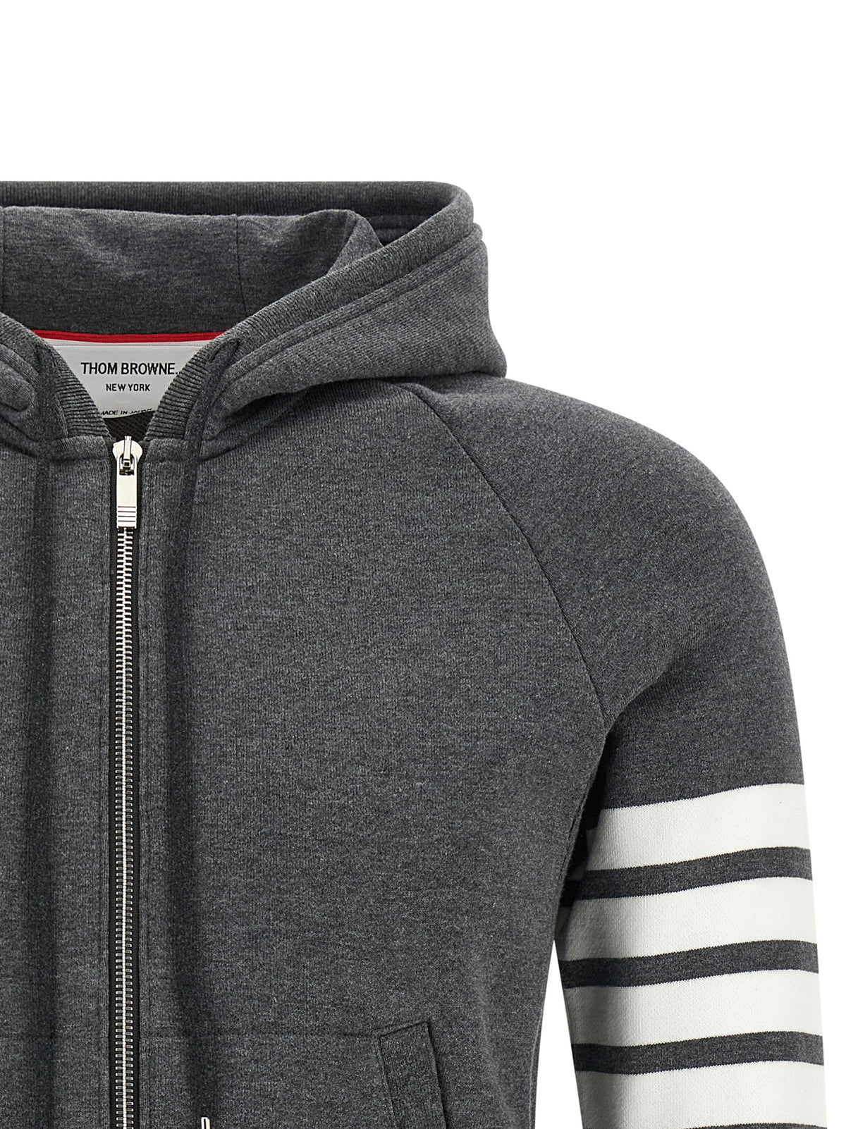 Thom Browne Grey Cotton Sweatshirt