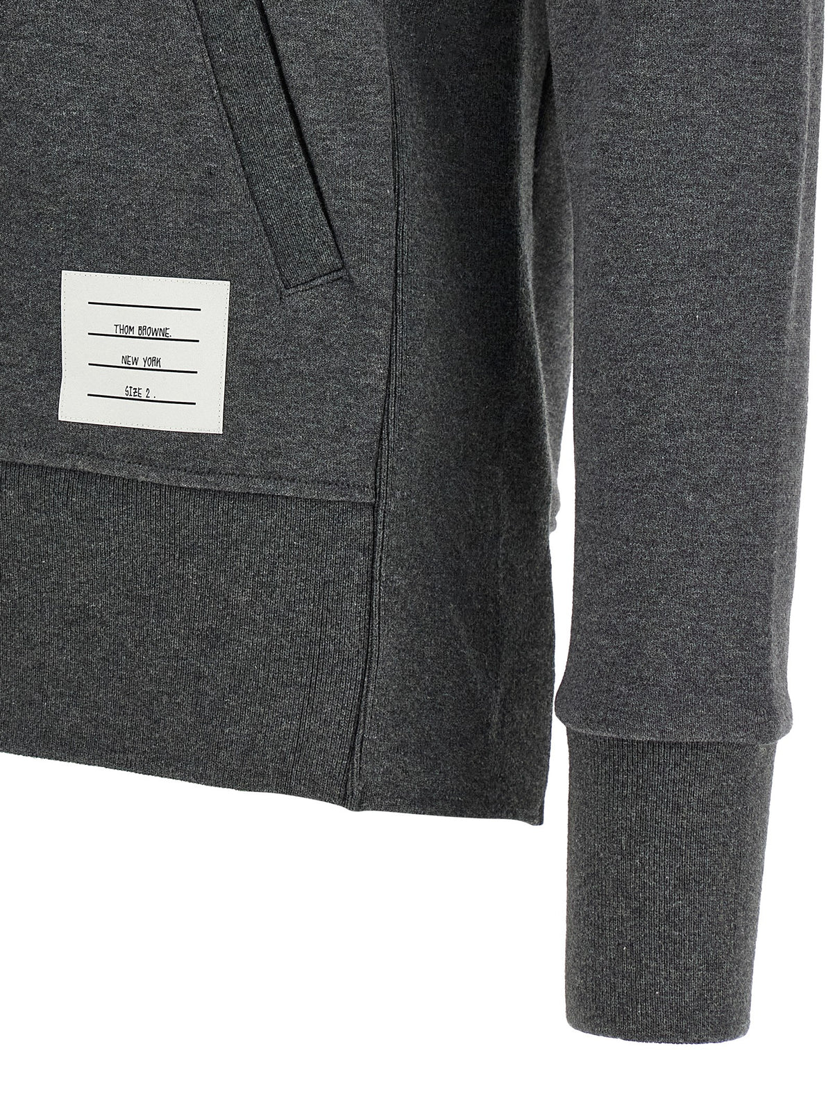 Thom Browne Grey Cotton Sweatshirt