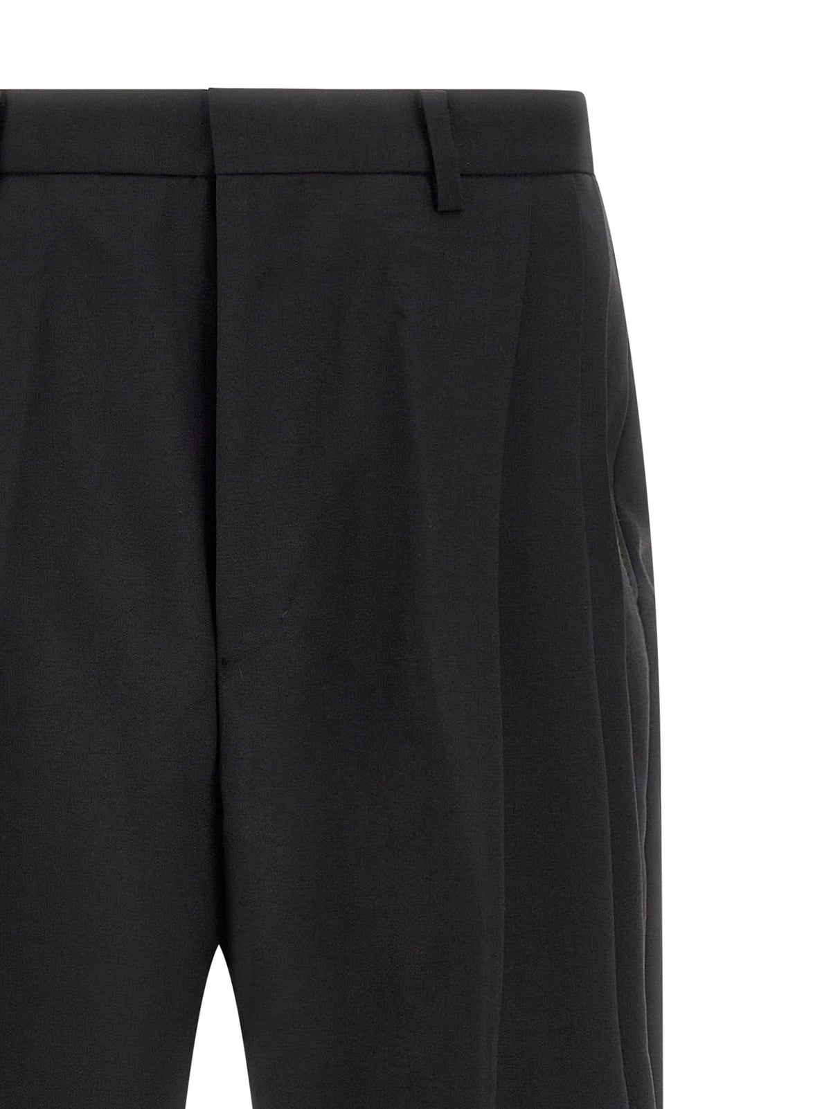 Kiko Kostadinov Black Wool Dress Trousers