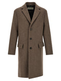 Dries Van Noten Brown Wool Coat