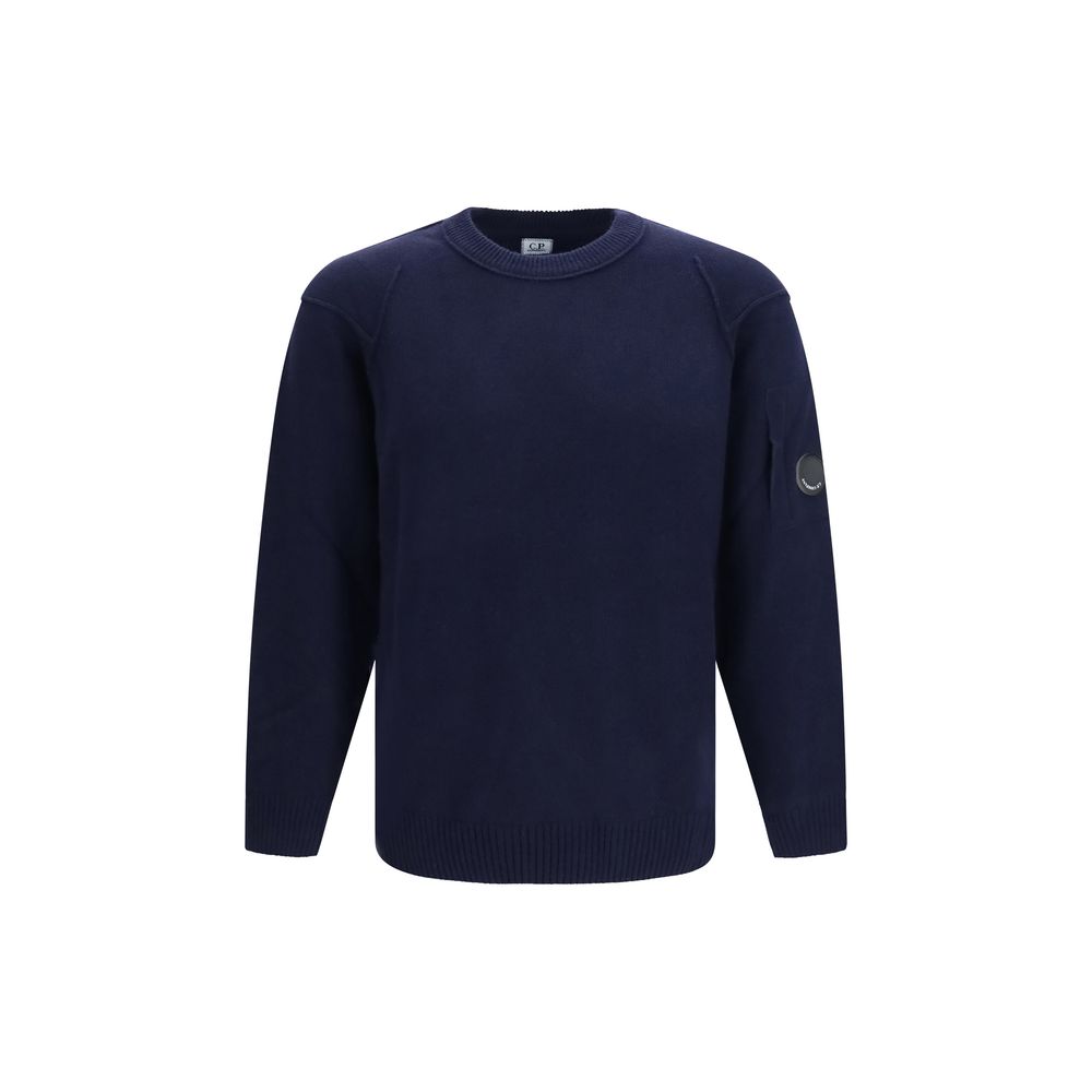 C.P. Company Blue Wool Sweatshirt