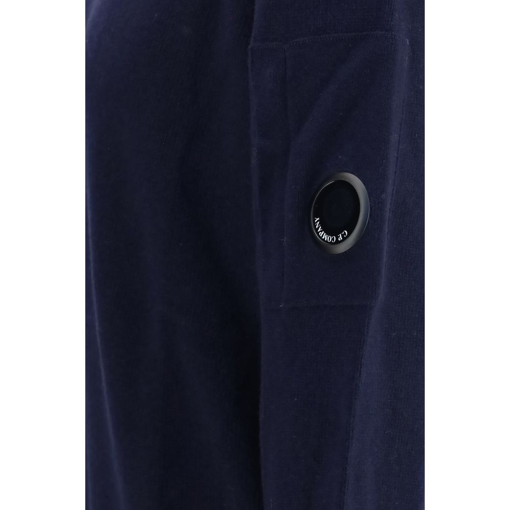 C.P. Company Blue Wool Sweatshirt