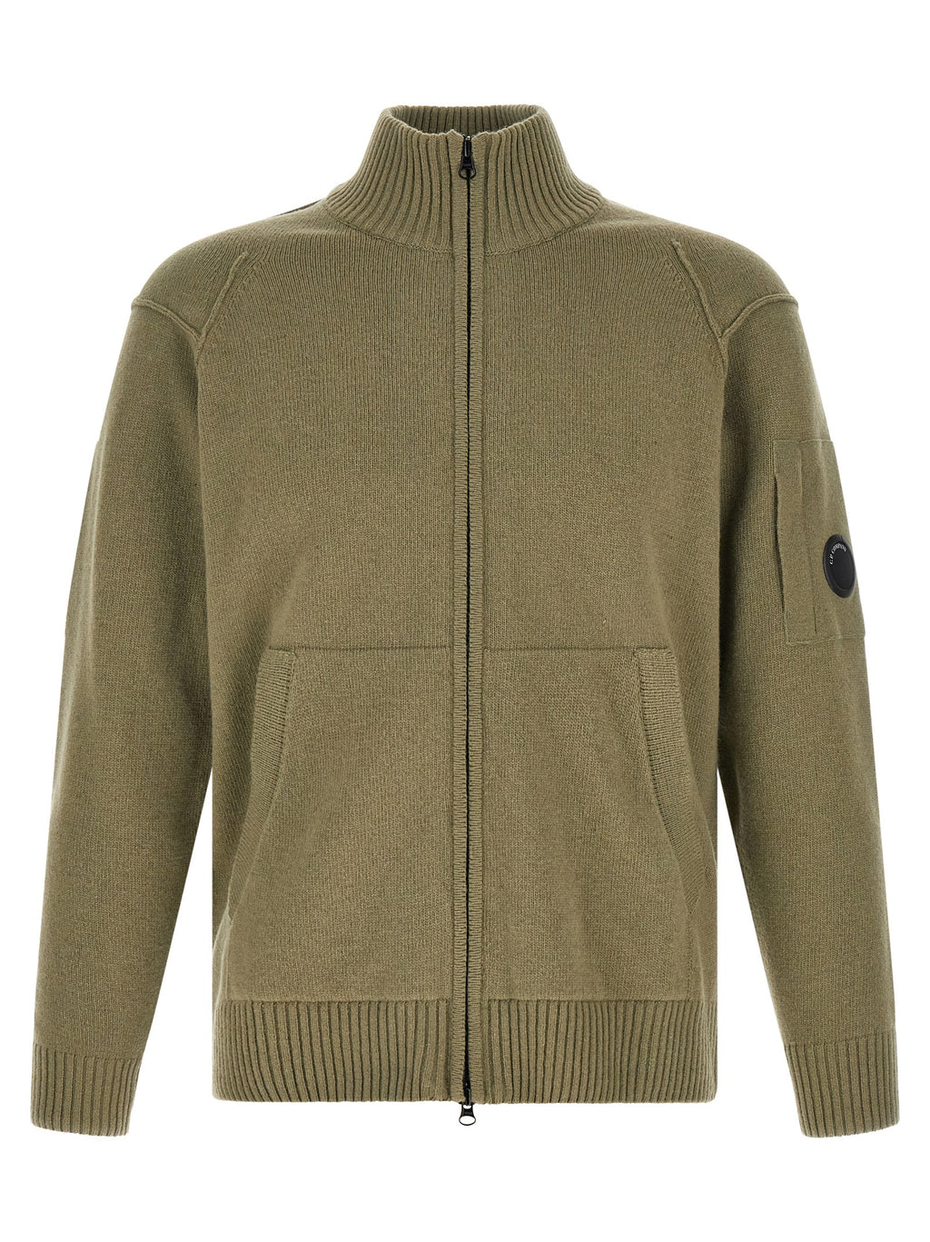 Bicolor Wool Cardigan