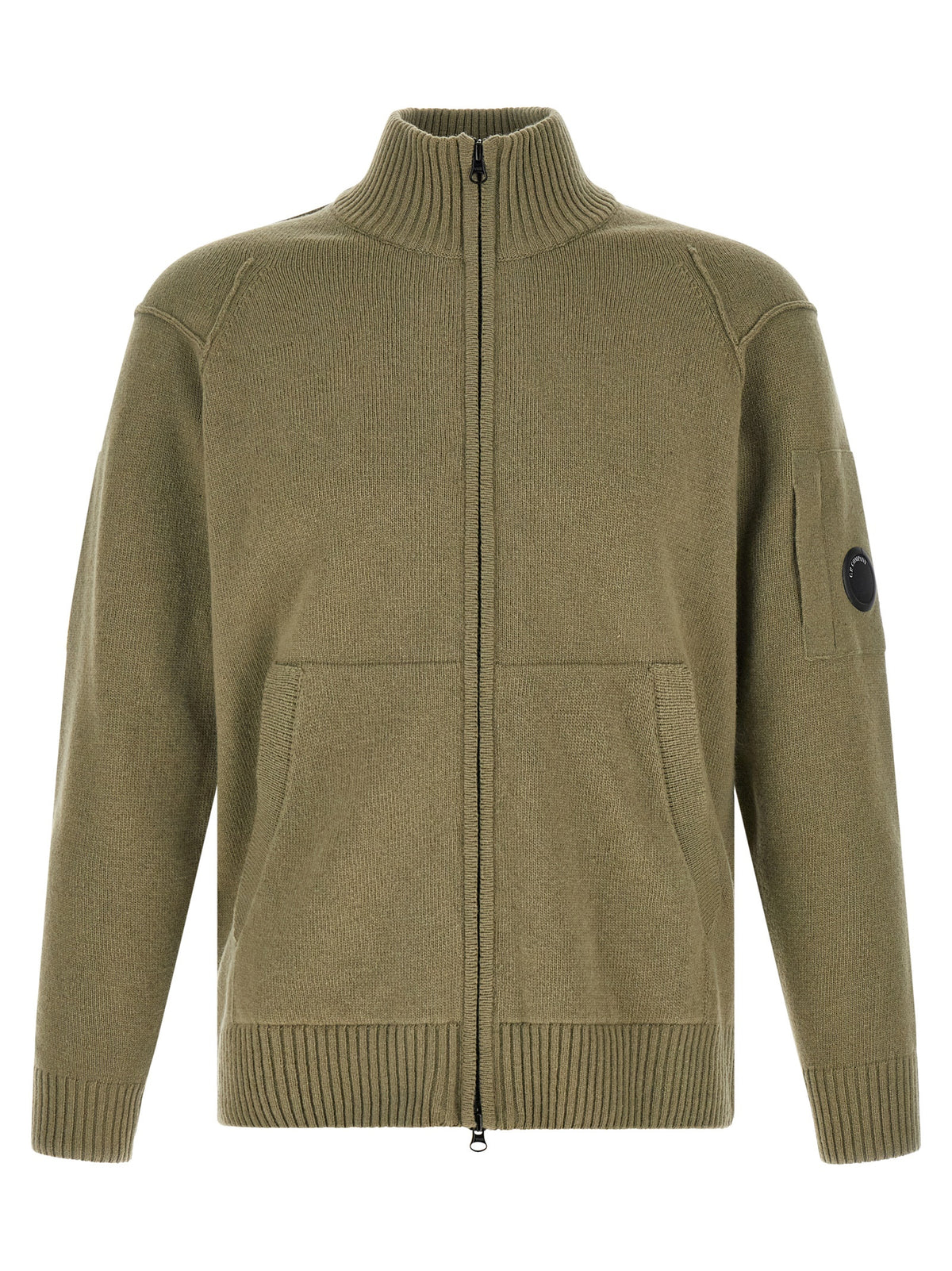 Bicolor Wool Cardigan