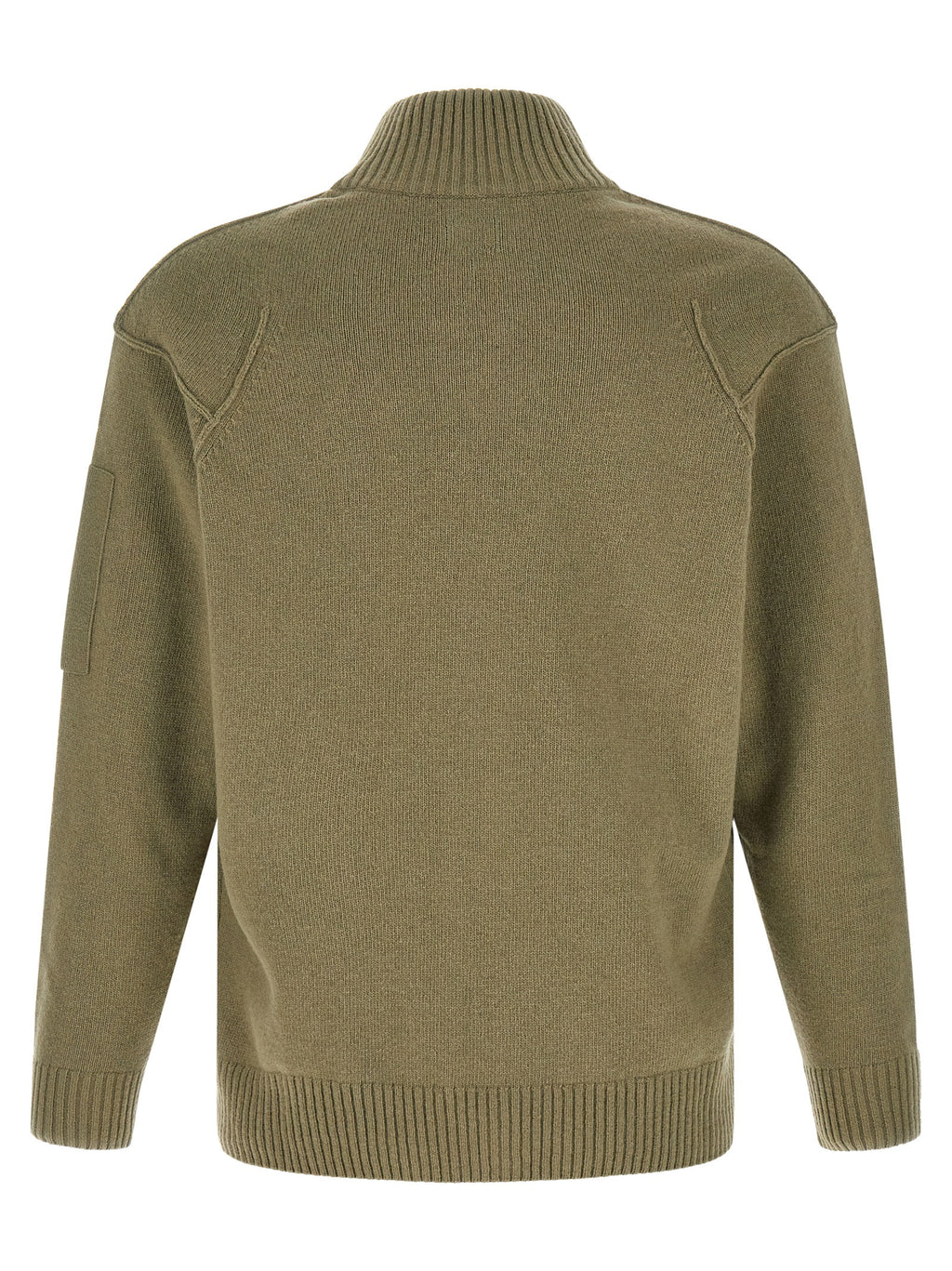 Bicolor Wool Cardigan