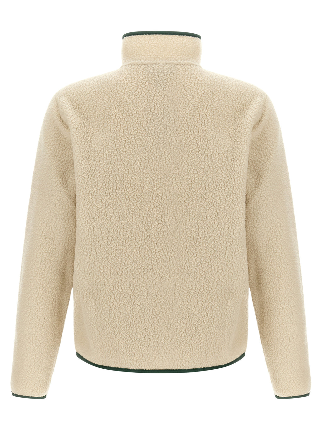Beige Polyester Full-Length Jacket
