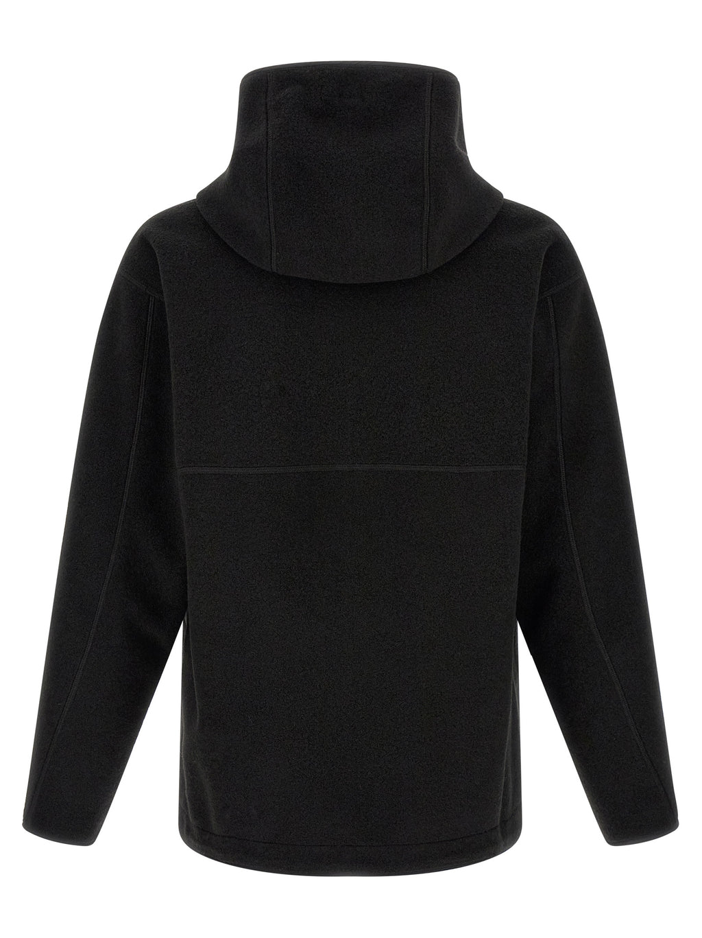 Black Polyester Shell Jacket