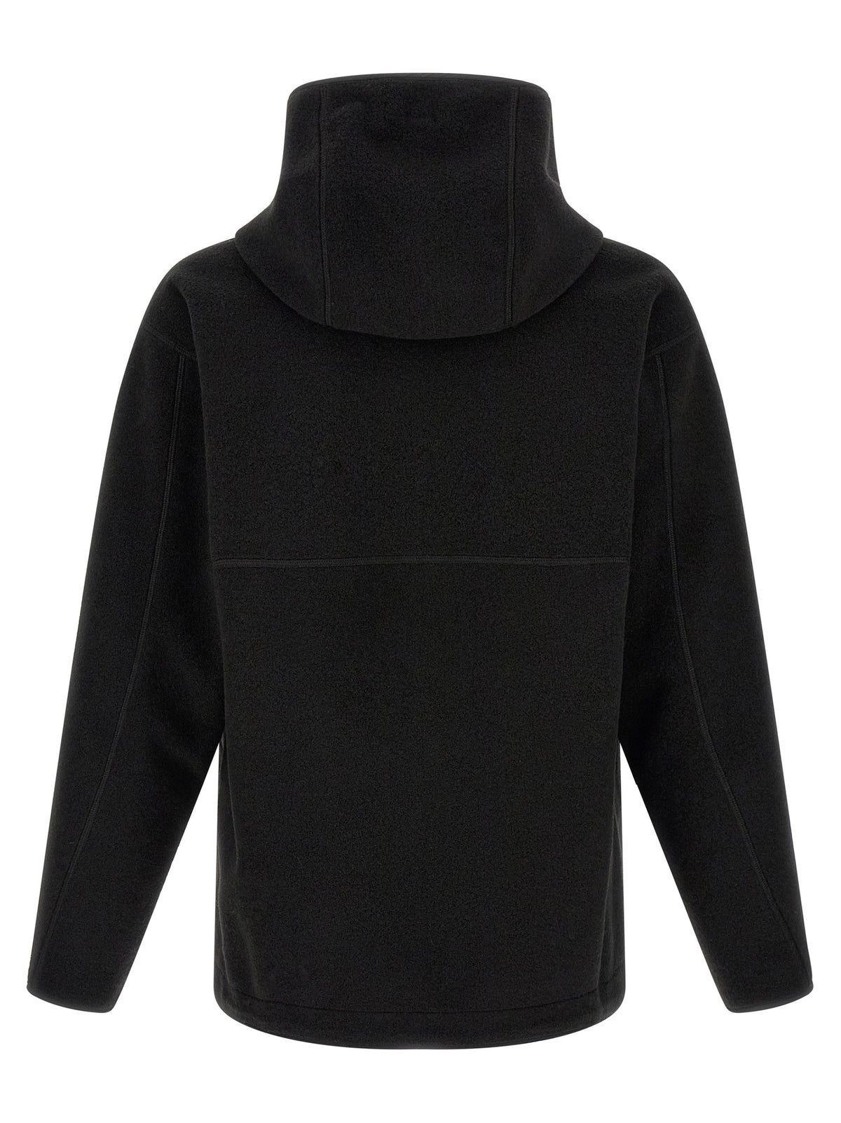 Black Polyester Shell Jacket