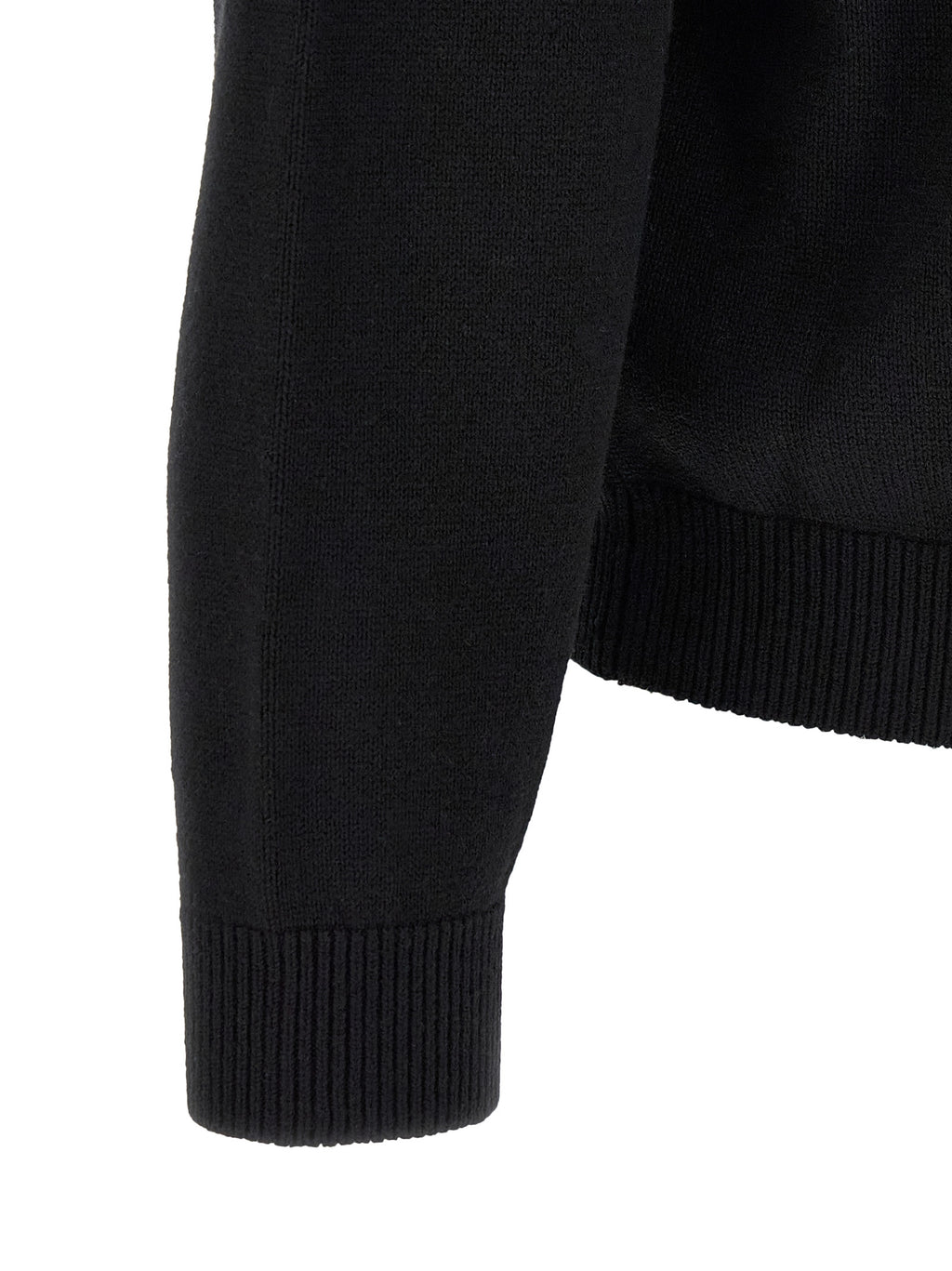 Black Cotton Sweatshirt