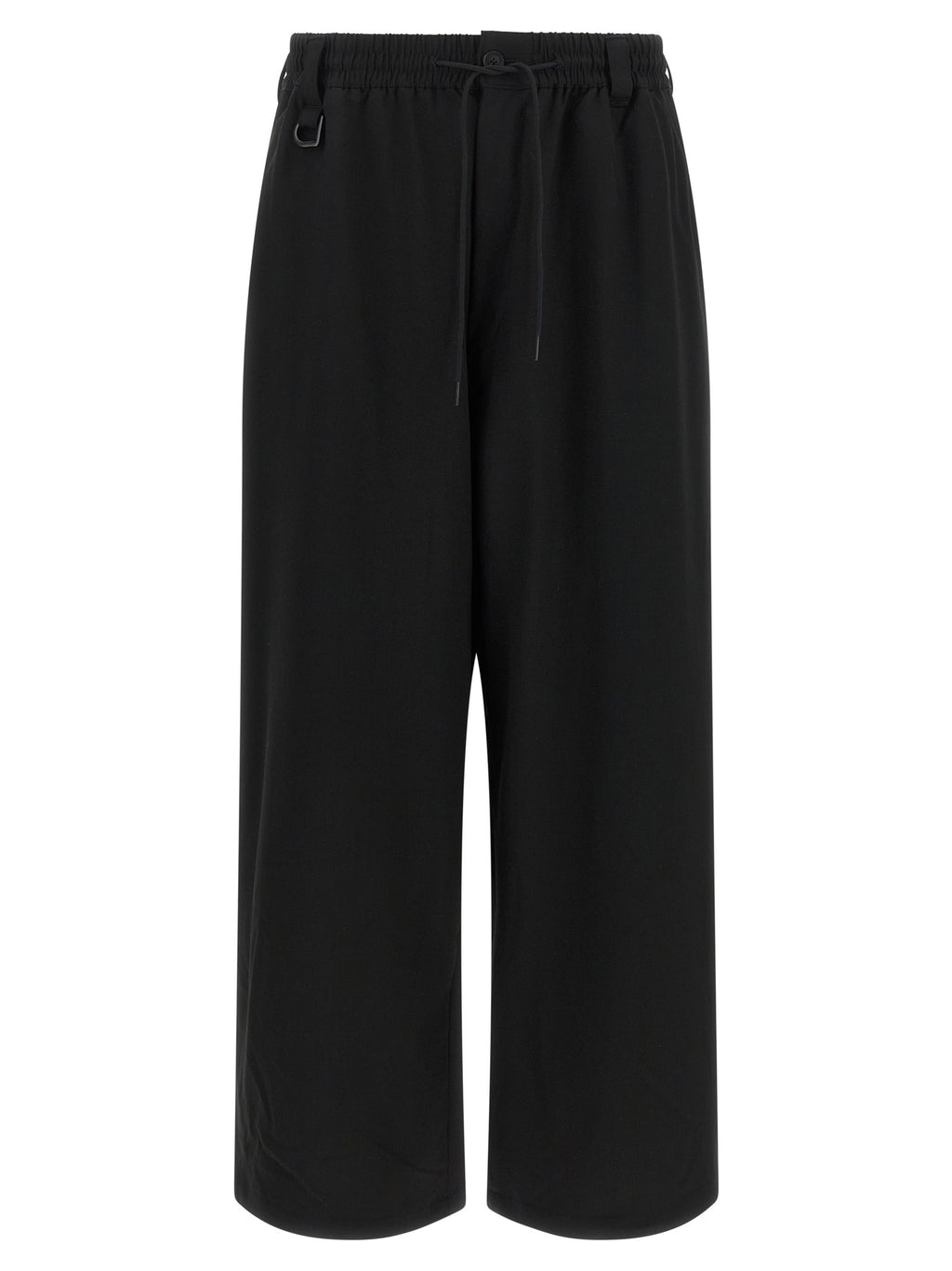 Black Wool Casual Pants