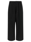 Black Wool Casual Pants
