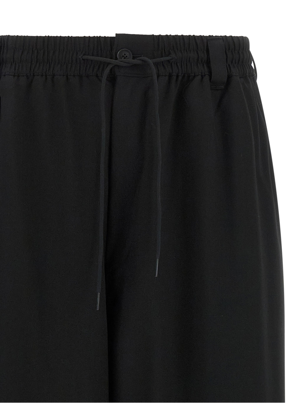 Black Wool Casual Pants