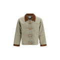 Found Bicolor Cotton Long Jacket