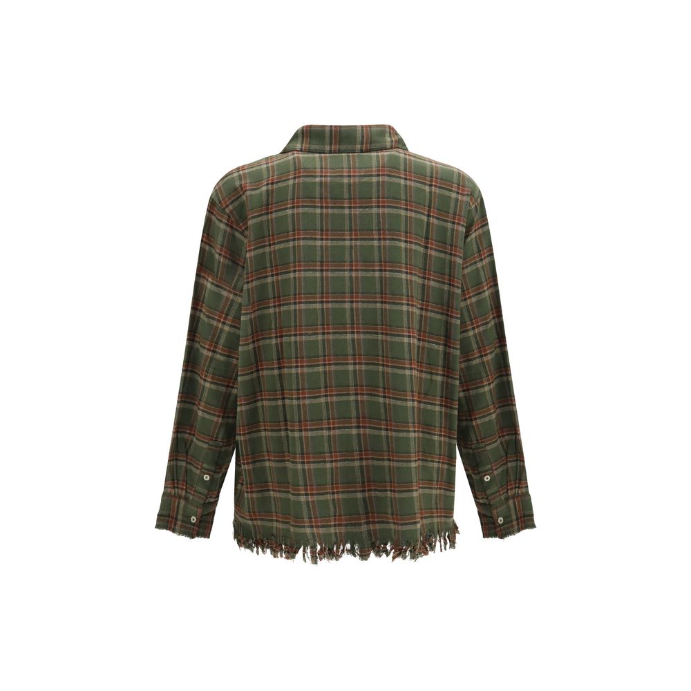 Bicolor Cotton Pattern Shirt