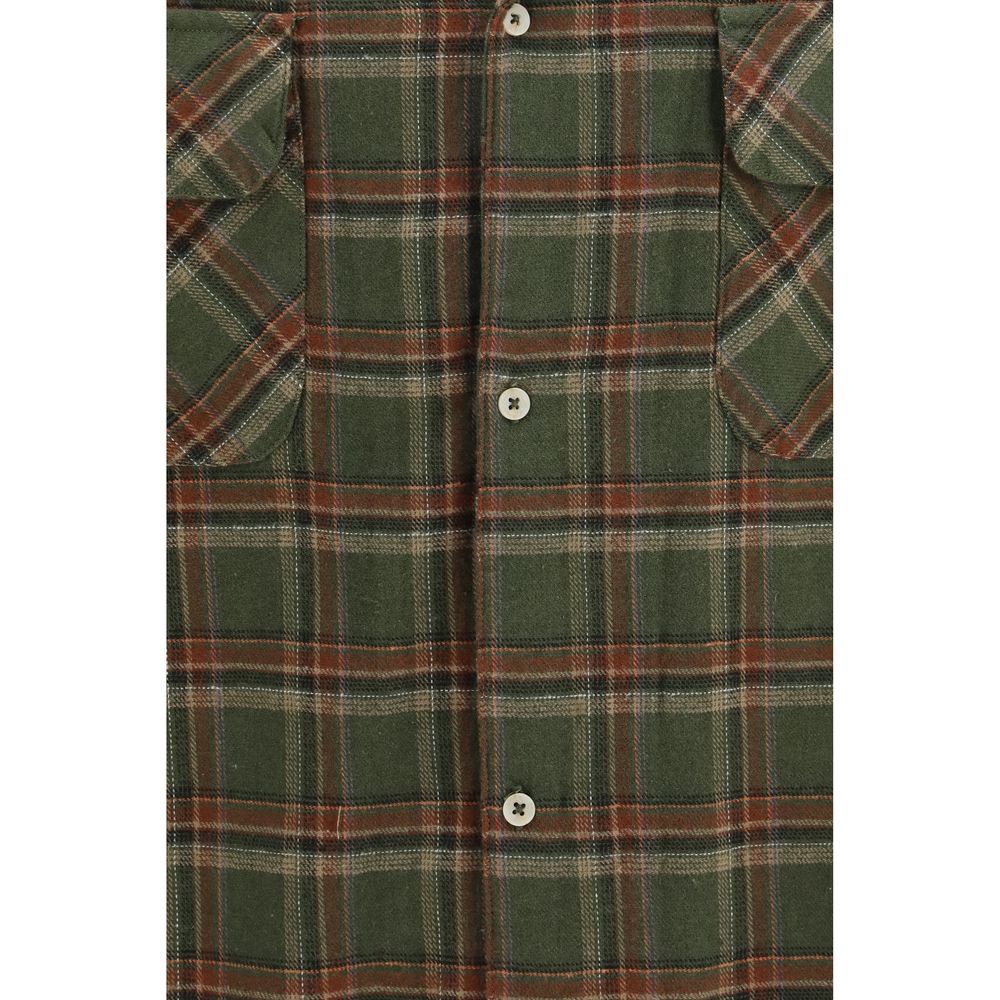 Bicolor Cotton Pattern Shirt