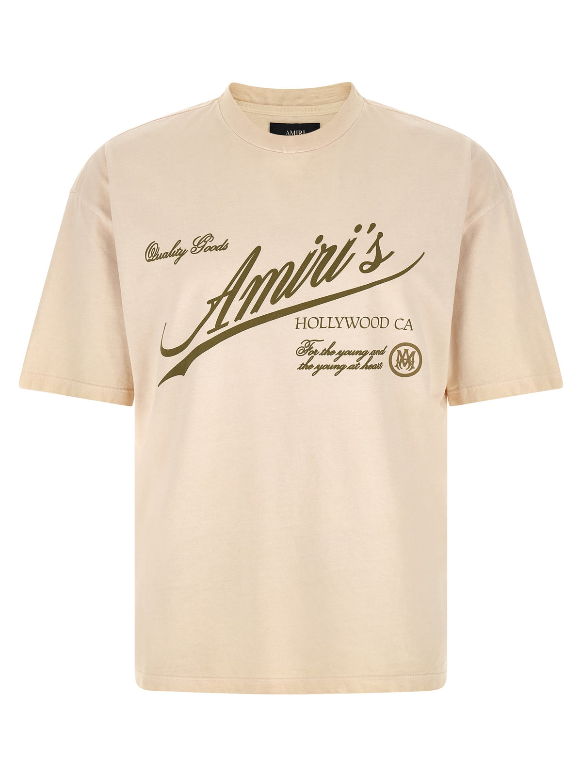Beige Cotton T-Shirt