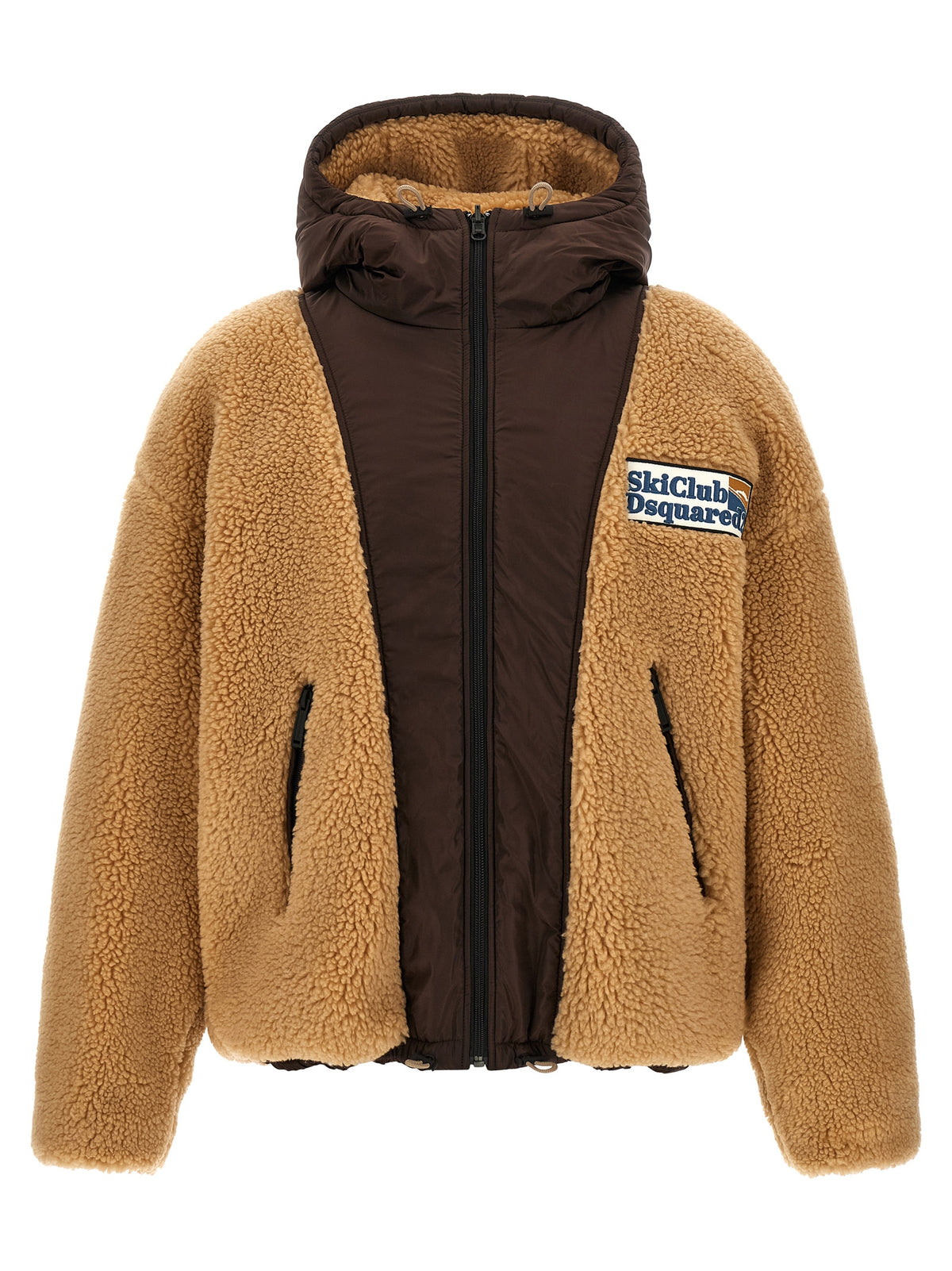 Brown Polyester Bomber
