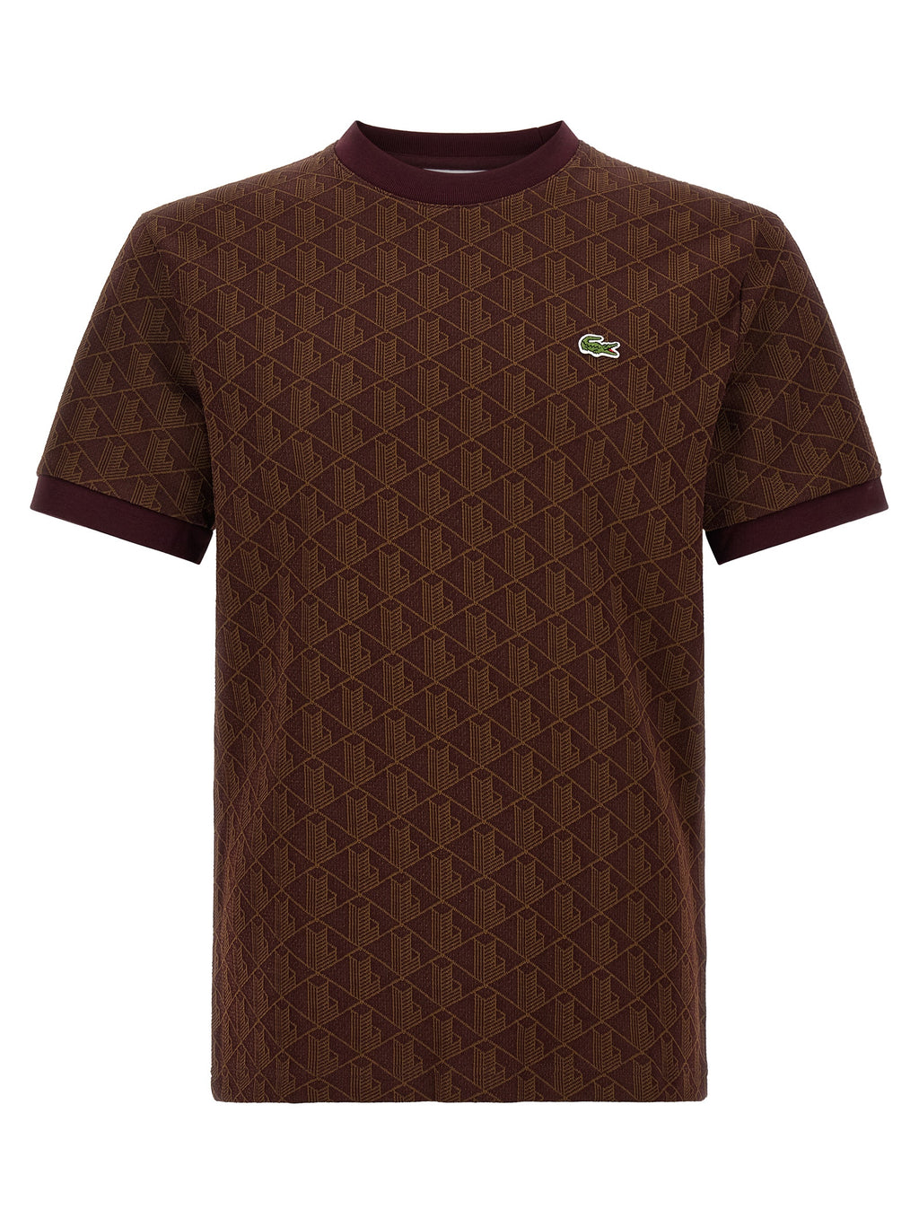 Brown Polyester T-Shirt