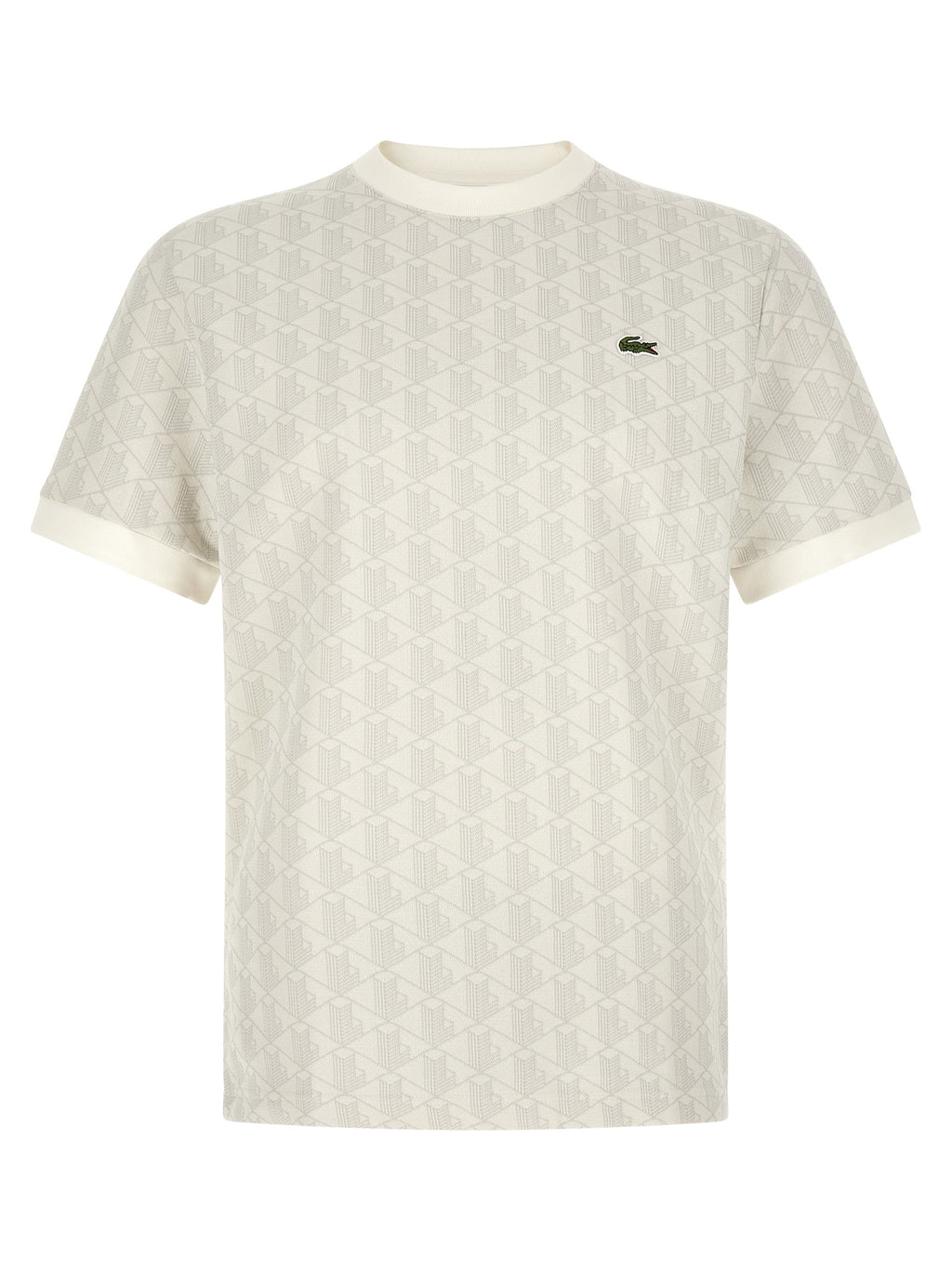 Beige Polyester T-Shirt