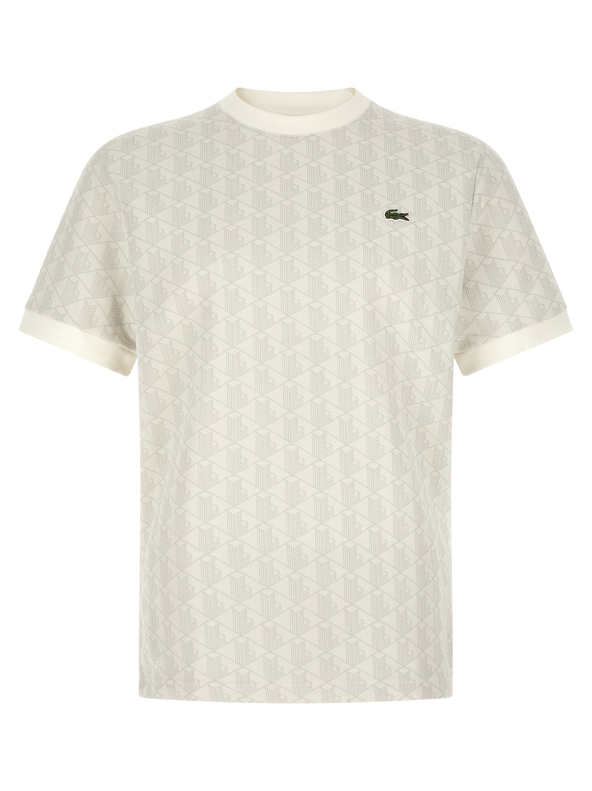 Beige Polyester T-Shirt