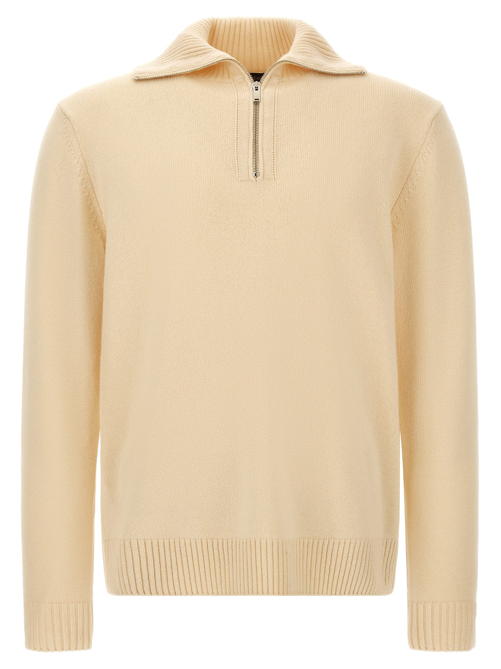 Zanone White Cashmere Cardigan