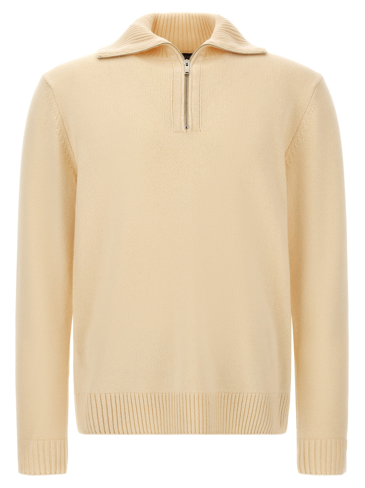 Zanone White Cashmere Cardigan