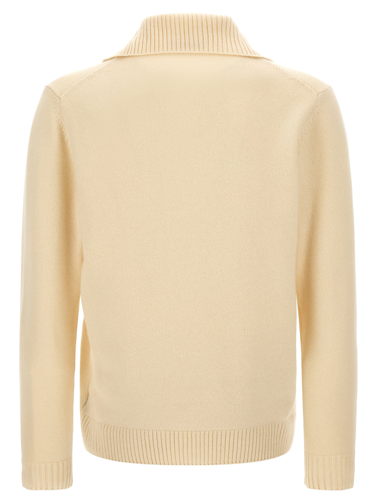 Zanone White Cashmere Cardigan