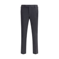 Black Wool Oves Aries Casual Pants