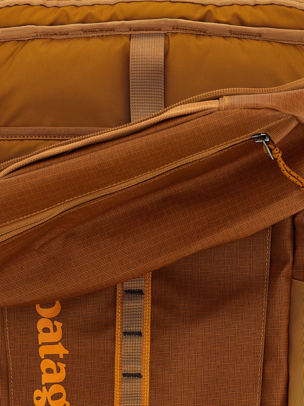 Brown Polyester Backpack