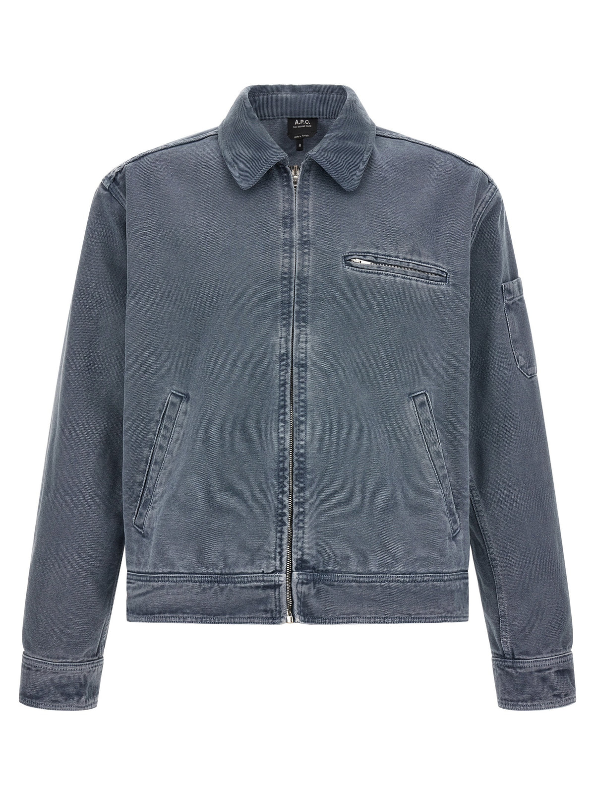 Gray Cotton Denim Jacket