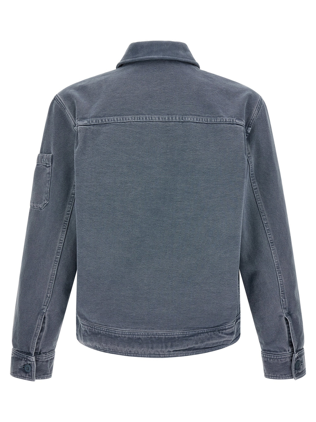 Gray Cotton Denim Jacket
