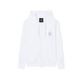 White Cotton Hoodie